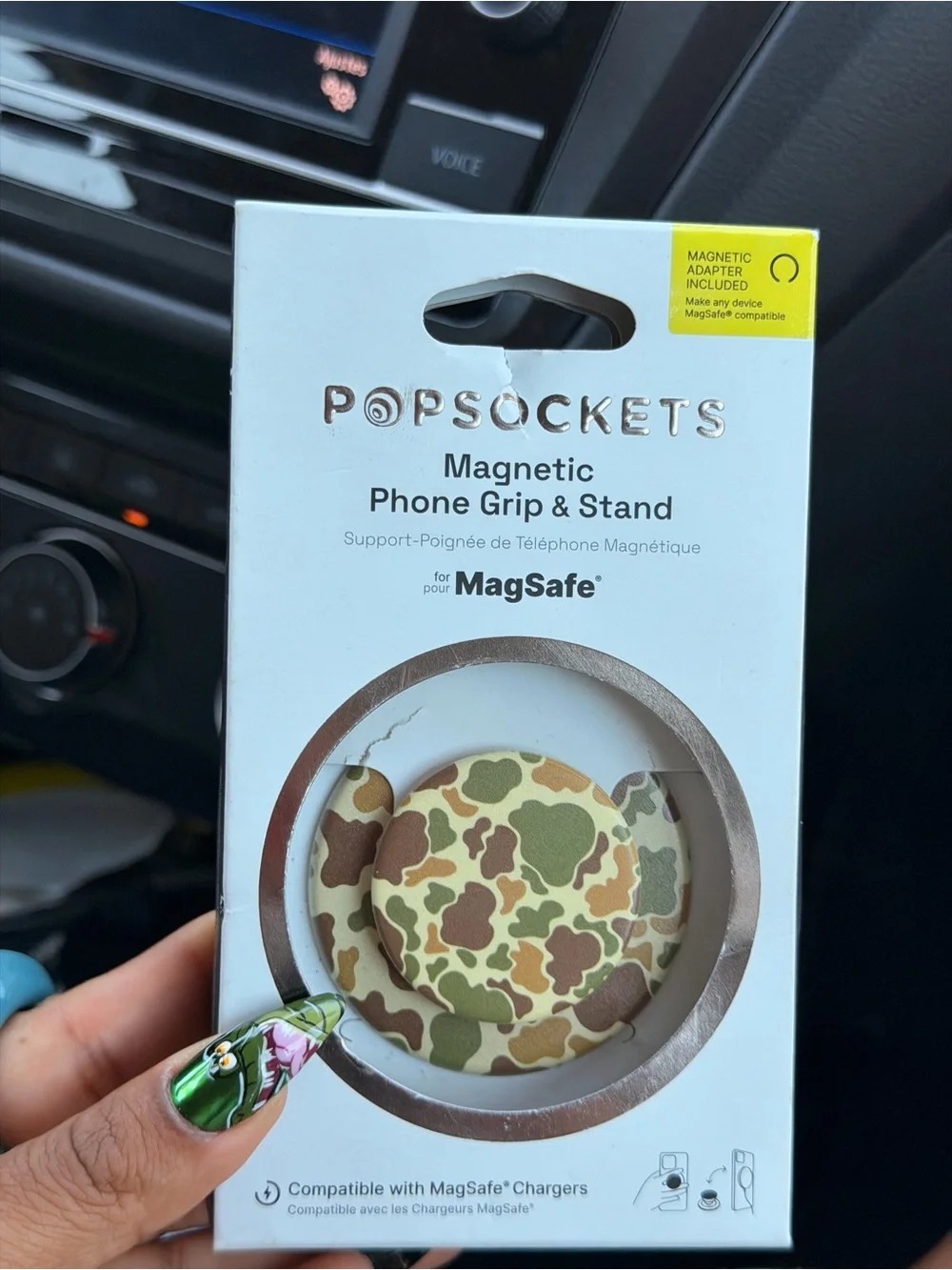 PopSocket Magnetic Phone Grip & Stand - Green Camo